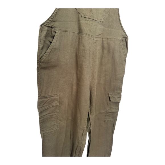 Garage Army Green Cotton Overalls with jogger cuffs size small - Picture 9 of 13
